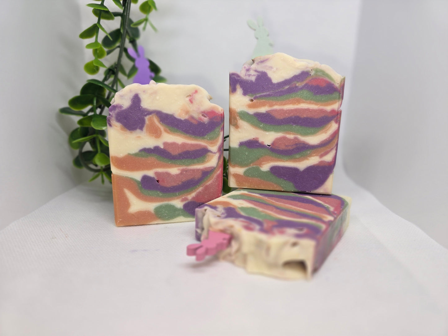 Lilac Spring Time Bunnies